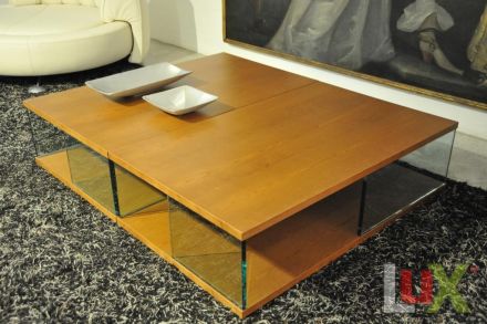 TABLE / coffee table Model OCEAN.. | WALNUT STAINED BEECH