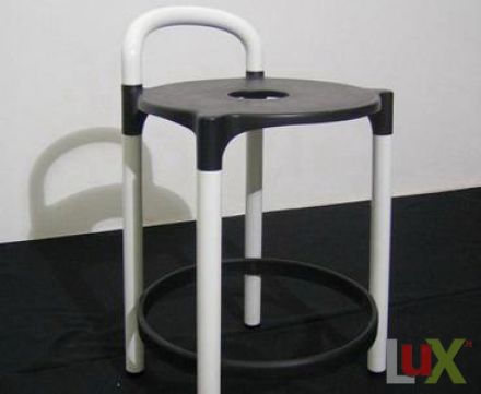 H45 cm stool removable exposed to the Triennale De.. | White