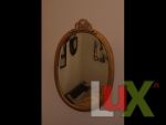 Specchio Ovale cornice Legno intarsiata (Solo Expo.. | ORO