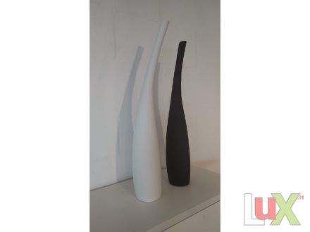White curved vase.. | White