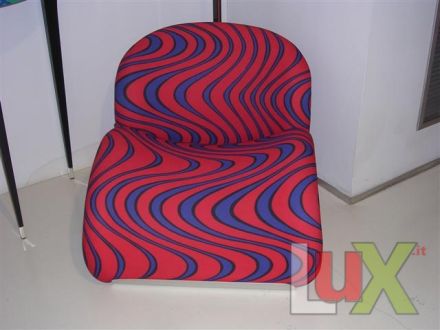 ARTIFORT | Sessel-Chats mit eloxiertem Aluminium St.. | Rot