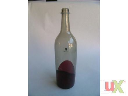 VENINI | Bottle Modell Pavoni mundgeblasenem Glas.. | TRANSPARENT