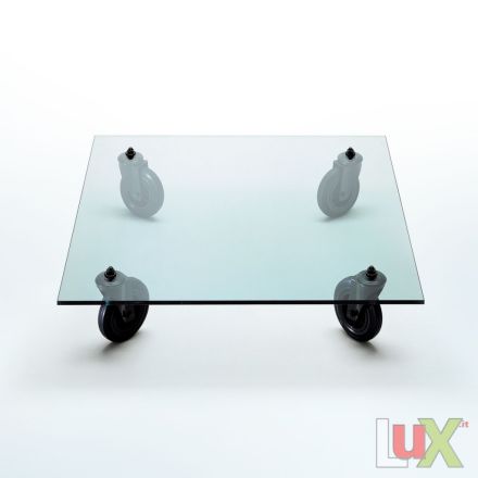TABLE / coffee table Model Tavolo con Ruote